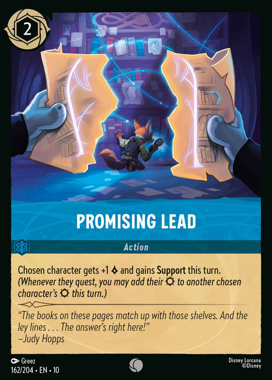 (162/204) Lorcana Whispers in the Well Single: Promising Lead  Common