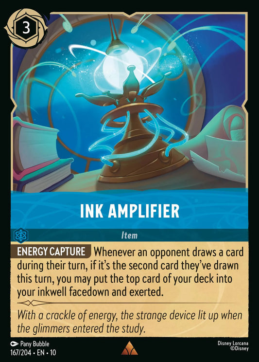 (167/204) Lorcana Whispers in the Well Single: Ink Amplifier Holo Rare