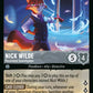 (187/204) Lorcana Whispers in the Well Single: Nick Wilde - Persistent Investigator (V.1) Holo Rare
