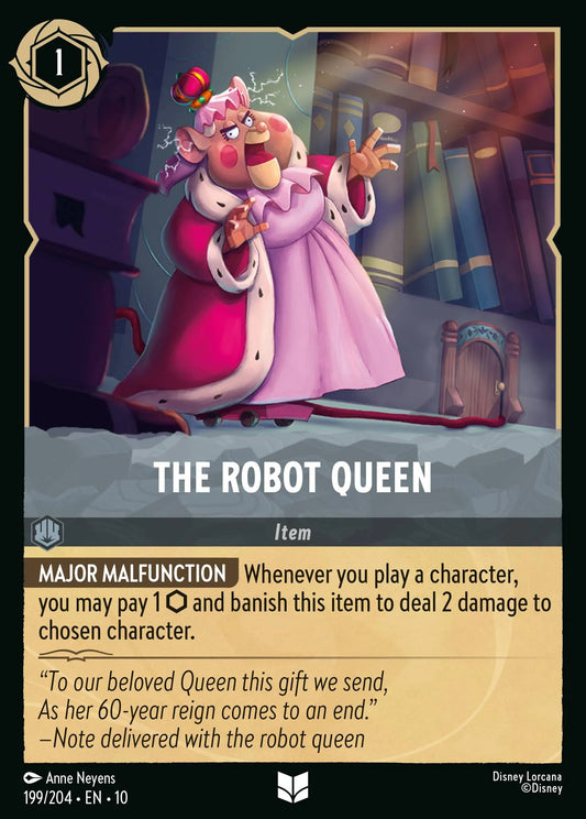 (199/204) Lorcana Whispers in the Well Single: The Robot Queen Holo Uncommon