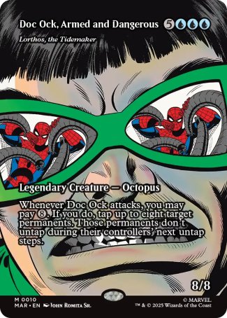 (010) Magic The Gathering Magic: The Gathering | Marvel's Spider-Man: Source Material Cards Single: Lorthos, the Tidemaker Holo Mythic