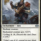 (010) Magic The Gathering Dominaria Remastered Single: Improvised Armor Holo Uncommon