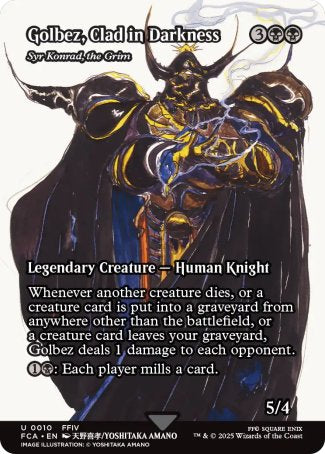 (010) Magic The Gathering Magic: The Gathering - FINAL FANTASY Through the Ages Single: Syr Konrad, the Grim Holo Uncommon