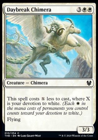 (010/254) Magic The Gathering Theros Beyond Death Single: Daybreak Chimera  Common