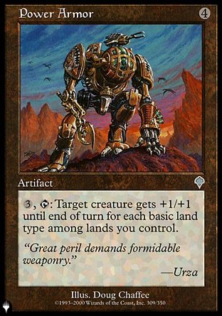 (309) Magic The Gathering The List Single: Power Armor  Uncommon