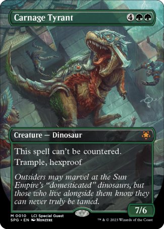 (010) Magic The Gathering Special Guests Single: Carnage Tyrant  Mythic