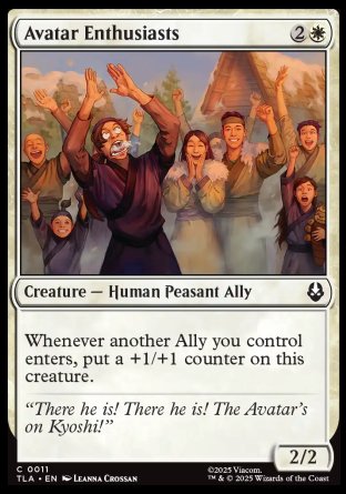 (011) Magic The Gathering Magic: The Gathering | Avatar: The Last Airbender Single: Avatar Enthusiasts Holo Common