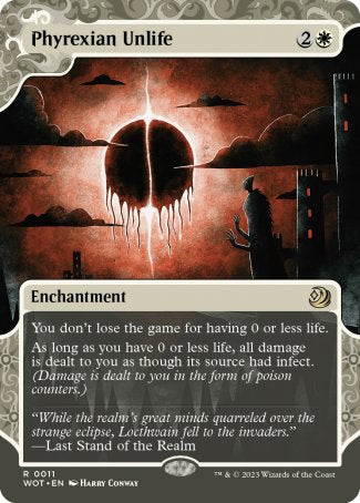 (011) Magic The Gathering Enchanting Tales Single: Phyrexian Unlife  Rare