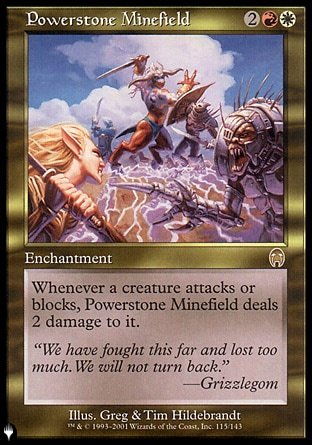 (115) Magic The Gathering The List Single: Powerstone Minefield  Rare