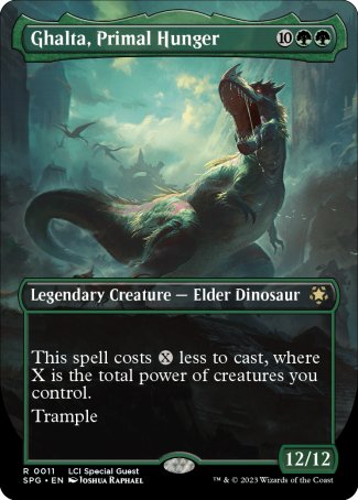(011) Magic The Gathering Special Guests Single: Ghalta, Primal Hunger Holo Rare