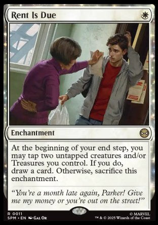 (011) Magic The Gathering Magic: The Gathering | Marvel's Spider-Man Single: Rent Is Due Holo Rare