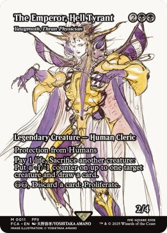 (011) Magic The Gathering Magic: The Gathering - FINAL FANTASY Through the Ages Single: Yawgmoth, Thran Physician  Mythic