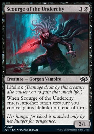 (011) Magic The Gathering Foundations Jumpstart Single: Scourge of the Undercity  Common