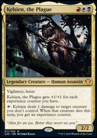 (011/322) Magic The Gathering Commander: Ikoria Single: Kelsien, the Plague  Mythic