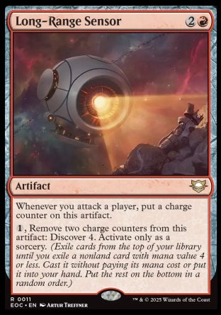 (011) Magic The Gathering Commander: Edge of Eternities Single: Long-Range Sensor  Rare