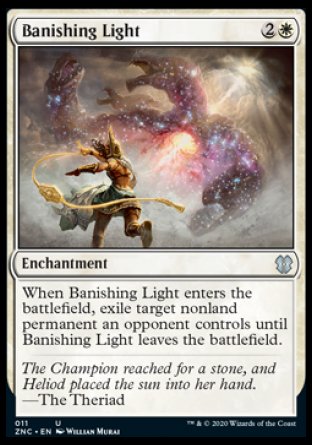 (011) Magic The Gathering Commander: Zendikar Rising Single: Banishing Light  Uncommon