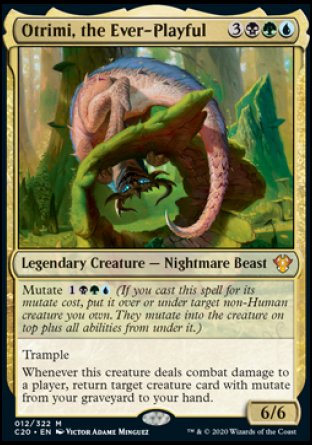 (012/322) Magic The Gathering Commander: Ikoria Single: Otrimi, the Ever-Playful (V.1)  Mythic