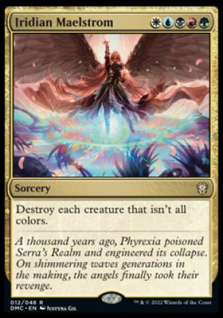 (012) Magic The Gathering Commander: Dominaria United Single: Iridian Maelstrom  Rare