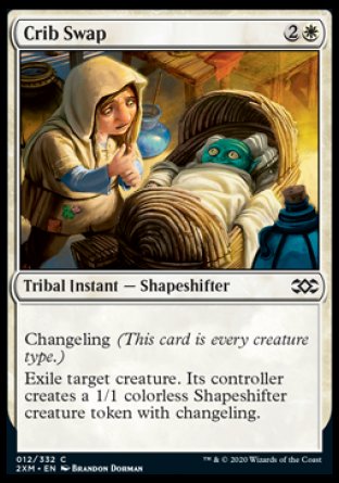 (012/332) Magic The Gathering Double Masters Single: Crib Swap  Common