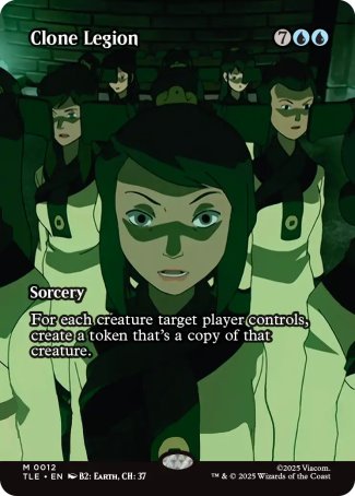 (012) Magic The Gathering Magic: The Gathering | Avatar: The Last Airbender: Eternal Single: Clone Legion Holo Mythic