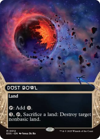 (012) Magic The Gathering Stellar Sights Single: Dust Bowl (V.1) Holo Mythic