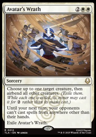 (012) Magic The Gathering Magic: The Gathering | Avatar: The Last Airbender: Promos Single: Avatar's Wrath  Rare