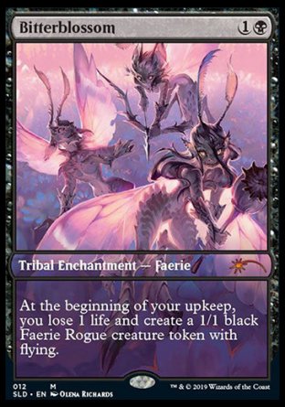 (012) Magic The Gathering Secret Lair Drop Series Single: Bitterblossom  Mythic