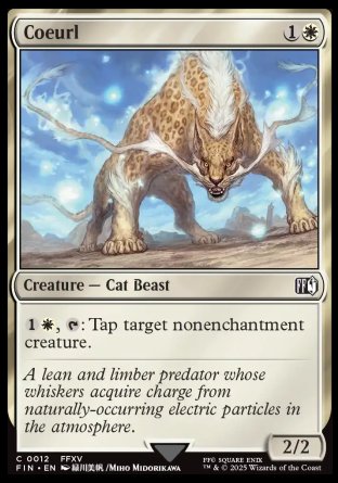 (012) Magic The Gathering Magic: The Gathering - FINAL FANTASY Single: Coeurl  Common