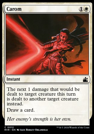 (012) Magic The Gathering Ravnica Remastered Single: Carom  Common
