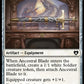 (012) Magic The Gathering Commander Masters Single: Ancestral Blade  Common