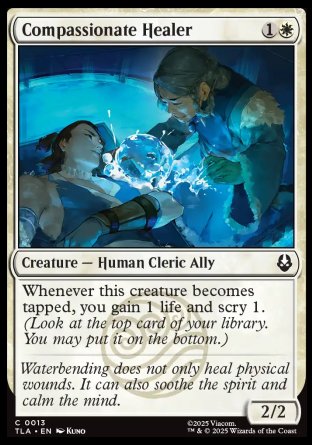 (013) Magic The Gathering Magic: The Gathering | Avatar: The Last Airbender Single: Compassionate Healer  Common