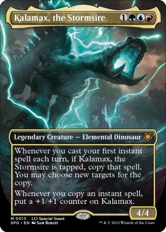 (013) Magic The Gathering Special Guests Single: Kalamax, the Stormsire Holo Mythic