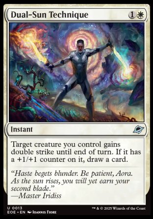 (013) Magic The Gathering Edge of Eternities Single: Dual-Sun Technique Holo Uncommon