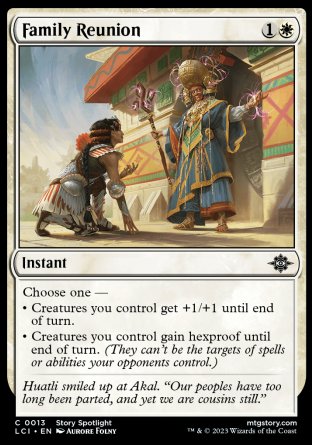 (013) Magic The Gathering The Lost Caverns of Ixalan Single: Family Reunion  Common