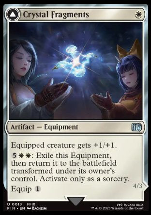 (013) Magic The Gathering Magic: The Gathering - FINAL FANTASY Single: Crystal Fragments // Summon: Alexander  Uncommon