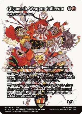 (013) Magic The Gathering Magic: The Gathering - FINAL FANTASY Through the Ages Single: Godo, Bandit Warlord Holo Rare