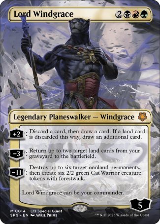 (014) Magic The Gathering Special Guests Single: Lord Windgrace  Mythic