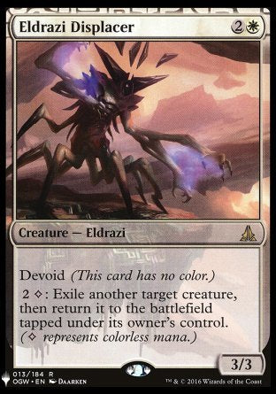 (013) Magic The Gathering The List Single: Eldrazi Displacer  Rare