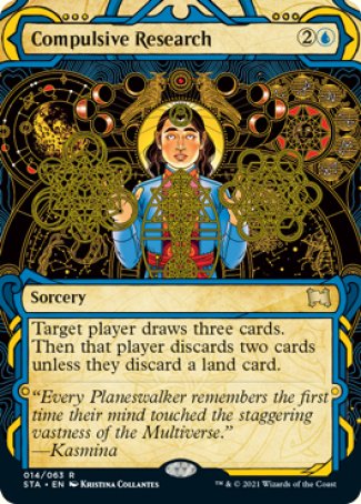(014) Magic The Gathering Mystical Archive Single: Compulsive Research (V.1) Holo Rare