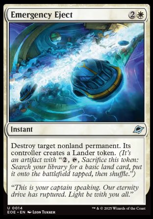 (014) Magic The Gathering Edge of Eternities Single: Emergency Eject Holo Uncommon