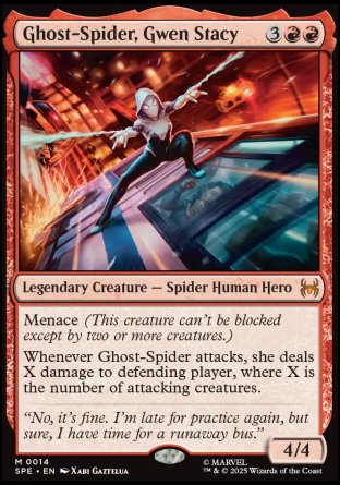 (014) Magic The Gathering Magic: The Gathering | Marvel's Spider-Man: Eternal Single: Ghost-Spider, Gwen Stacy Holo Mythic