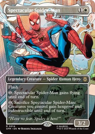 (014) Magic The Gathering Magic: The Gathering | Marvel's Spider-Man Single: Spectacular Spider-Man  Rare