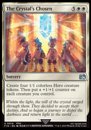 (014) Magic The Gathering Magic: The Gathering - FINAL FANTASY Single: The Crystal's Chosen Holo Uncommon
