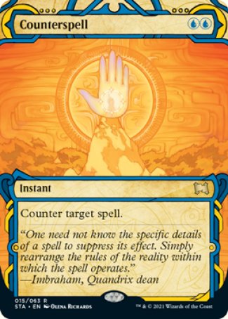 (015) Magic The Gathering Mystical Archive Single: Counterspell (V.3) Holo Rare