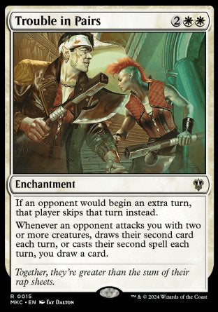 (015) Magic The Gathering Commander: Murders at Karlov Manor Single: Trouble in Pairs  Rare