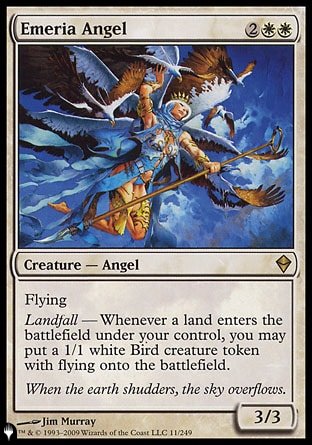 (011) Magic The Gathering The List Single: Emeria Angel  Rare