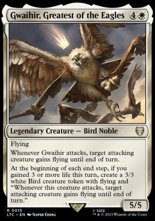 (015) Magic The Gathering Commander: The Lord of the Rings: Tales of Middle-earth Single: Gwaihir, Greatest of the Eagles  Rare