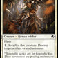 (015) Magic The Gathering Innistrad Remastered Single: Cathar Commando Holo Common