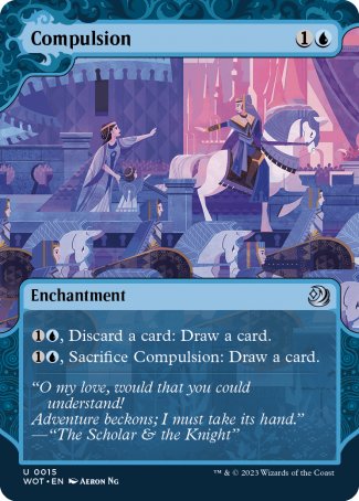 (015) Magic The Gathering Enchanting Tales Single: Compulsion  Uncommon