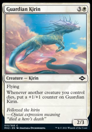 (015) Magic The Gathering Modern Horizons 2 Single: Guardian Kirin  Common